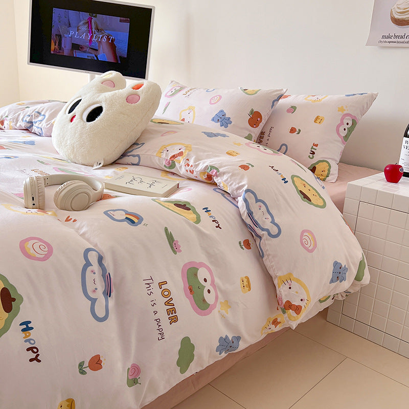 Durable and vibrant animal-themed bedding set