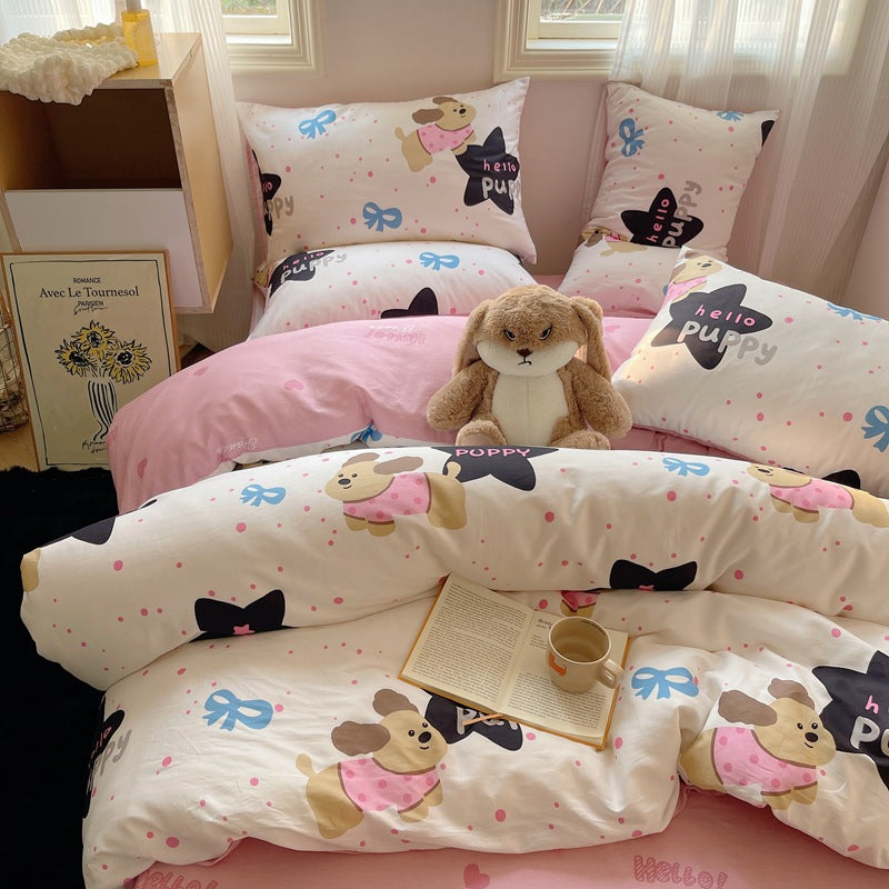 Kids bedding set with animal designs