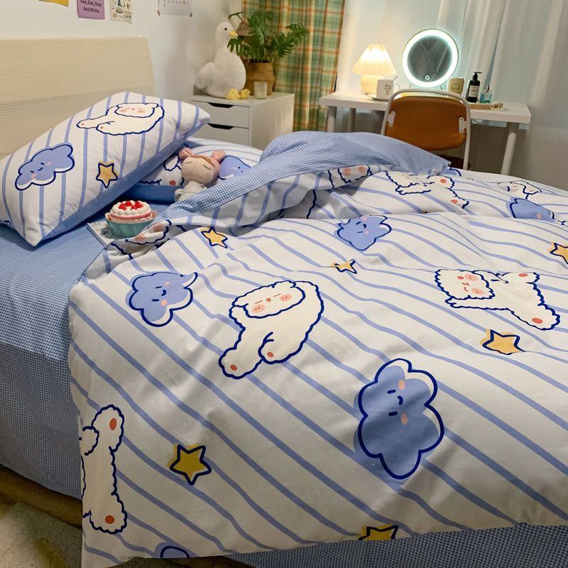 Charming bear design bedding set