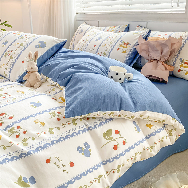 Elegant floral bedding set