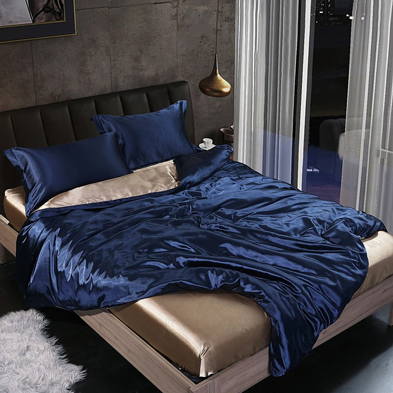 Posh Satin Bedding Set - Soft and Hypoallergenic