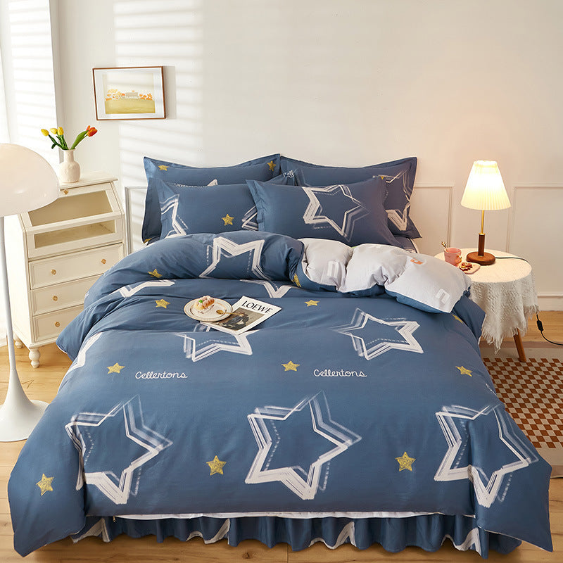 Floral bedding set with charming design