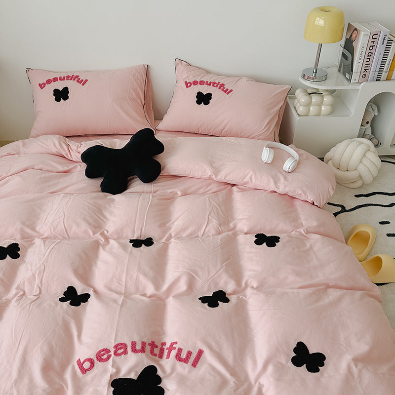 Cute bear kids bedding set