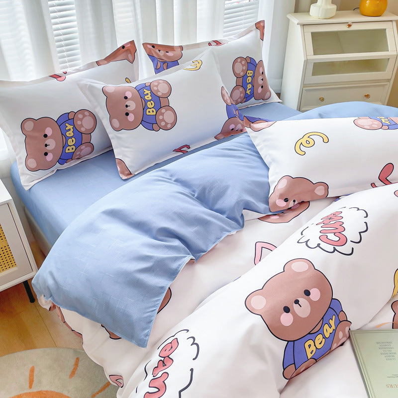 Hypoallergenic double bedding set for children