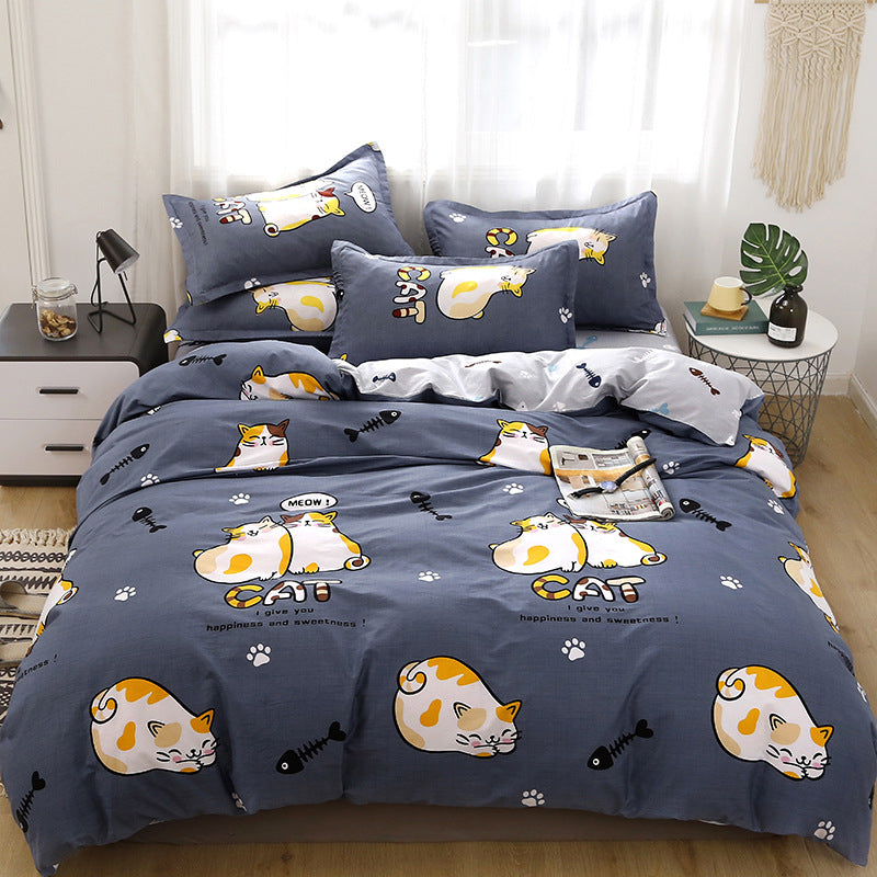 Bold typographic bedding set