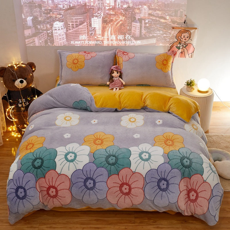 Breathable king size bedding sets - soft and charming