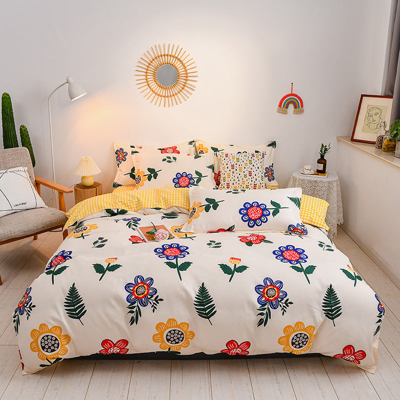 Playful cotton bedding set for kids