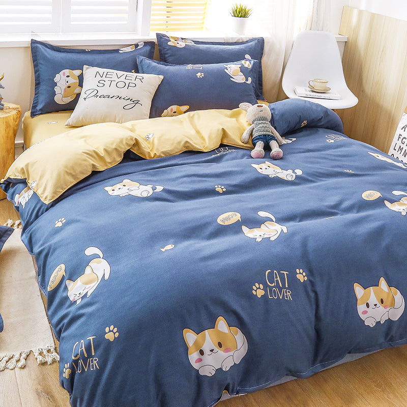 Comfortable bedding set with striking design