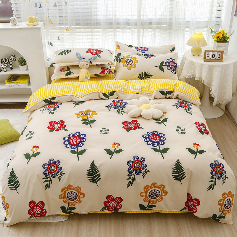 Elegant floral bedding set