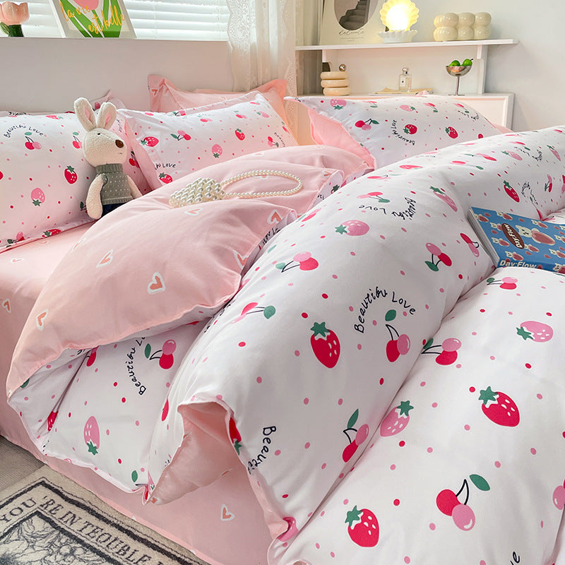 Playful floral bedding set