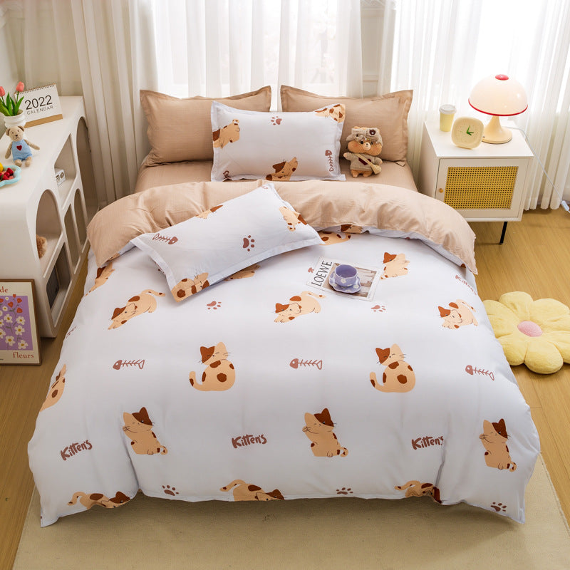 Playful and breathable bedding set for children